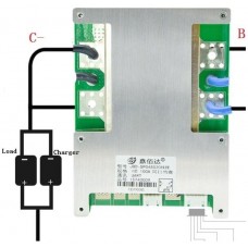 Smart BMS 48V 100A 14S-20S LFP/NMC, bluetooth, eq 1A